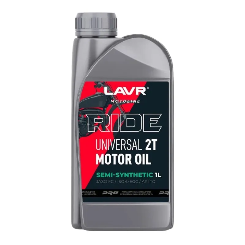 Моторное масло RIDE UNIVERSAL 2T FC (1 л.) LAVR MOTO LN7741